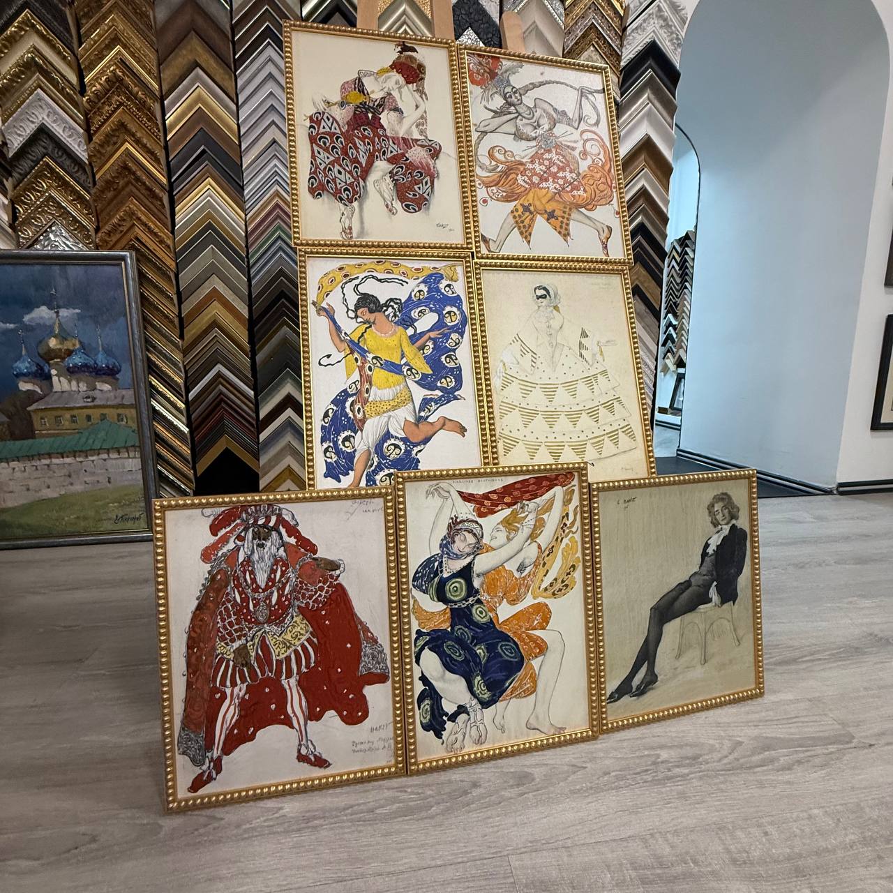 Лев Бакст и оформление репродукций в стильные багетные рамы